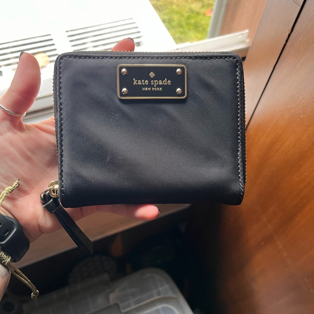 Black Nylon Kate Spade Wallet